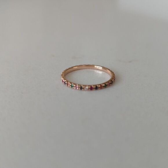 EF Collection Rainbow Eternity Band - Picture 7 of 7